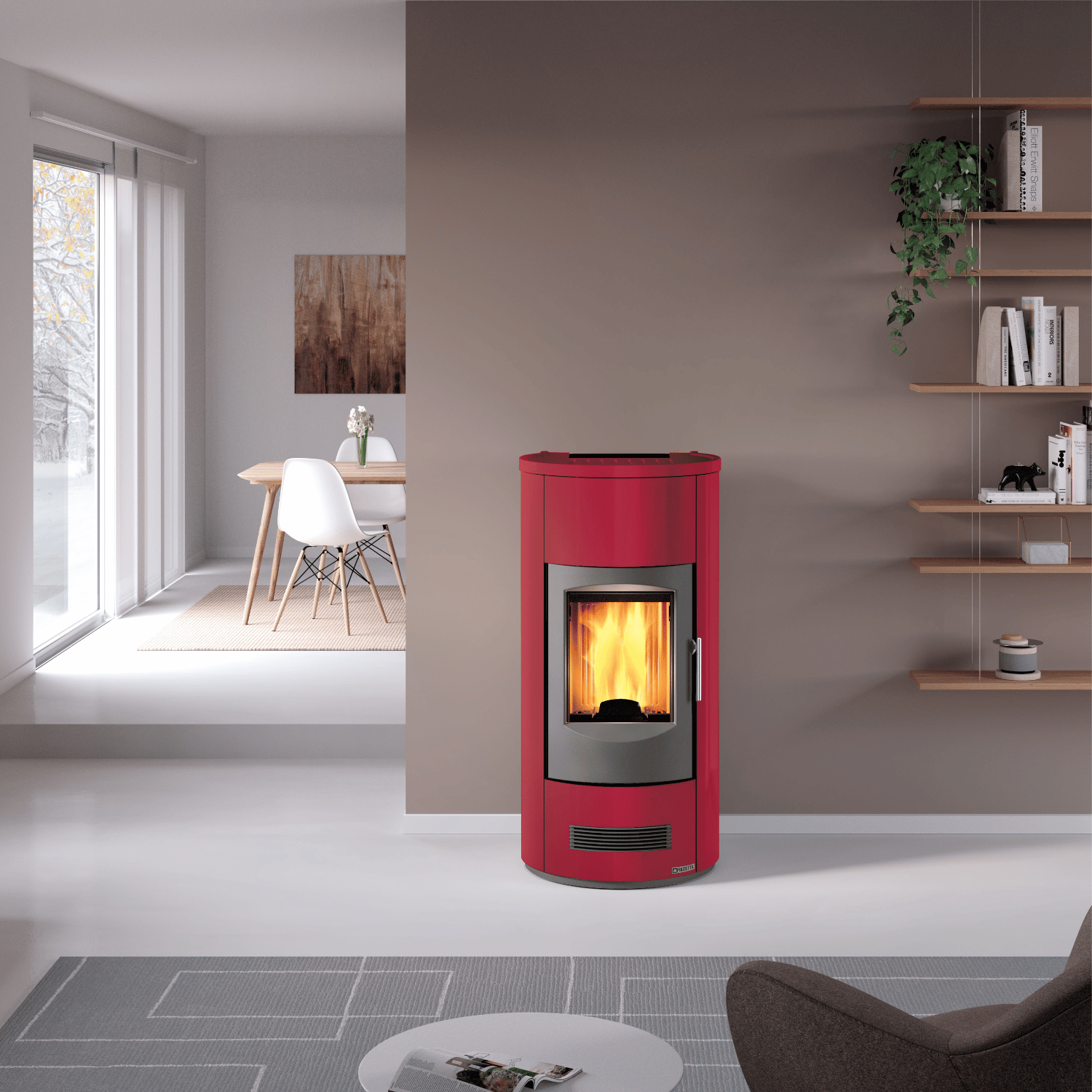 Stove P163 T Red – Piazzetta