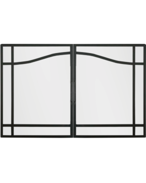 Swing glass door accents black 33″ for fireplace BF33 (BF33DXP) – Dimplex