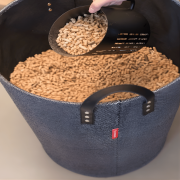 Round Log and Pellet basket Dama – Le Marquier