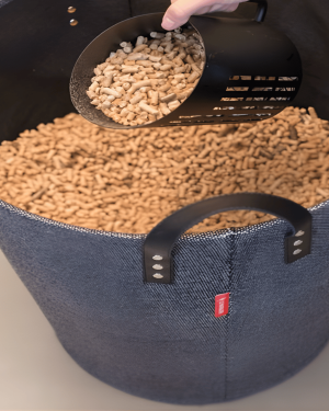 Round Log and Pellet basket Dama – Le Marquier