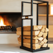 Black Log Holder Pure – Le Marquier