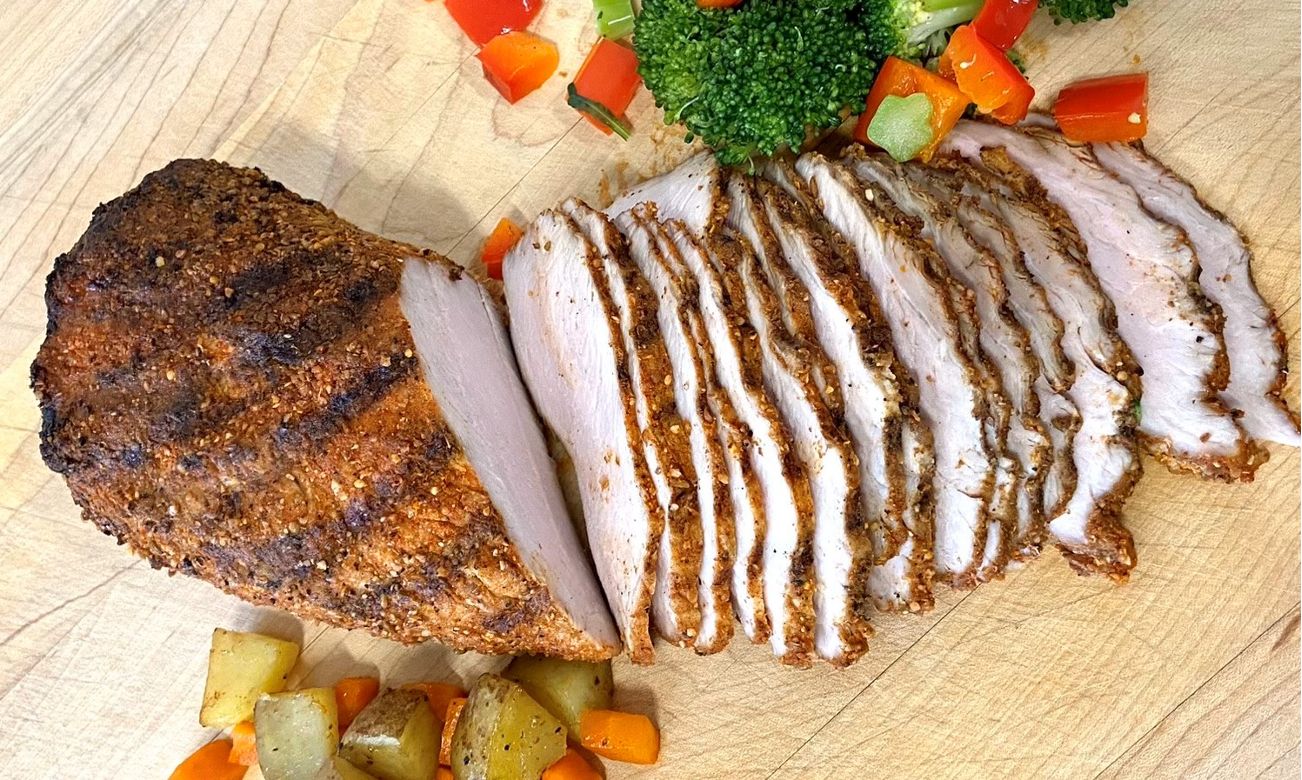 Pork medallion final result