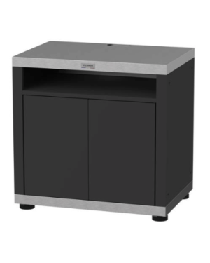 Kitchen cooking cabinet with shelf duo grey/black – Le Marquier