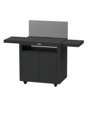 Black kitchen cart with shelves – Le Marquier