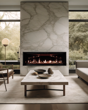 Linear fireplace Kojin 62 – Archgard